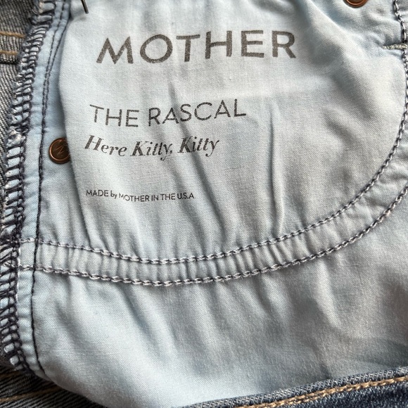 Mother Rascal Jeans Here Kitty Kitty Size 26 - Picture 6 of 7